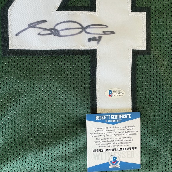 Signed Jets Sam Darnold Jersey - Picture 2 of 3